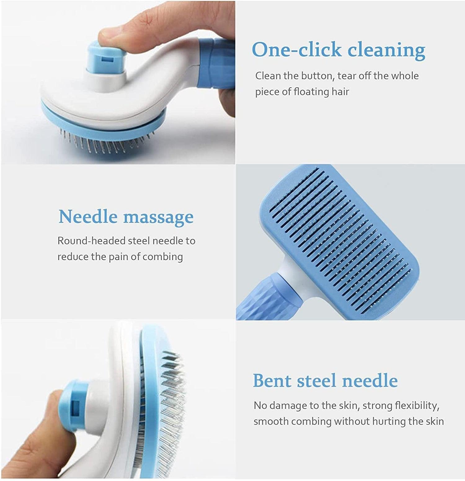Dog and Cat Grooming and Care Brush. Long Hair Hair Remover Comb. Pet Accessory - Image 4