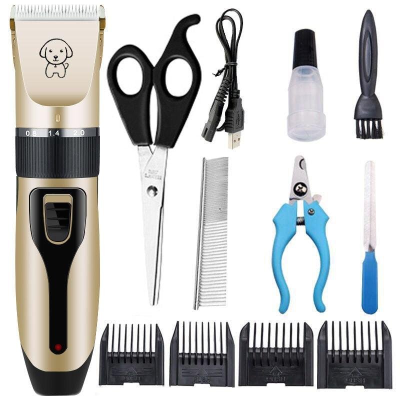 Professional Dog Grooming Kit. Cordless Clipper for Long Thick Haired Dog. Complete Dog Grooming Set - Image 10