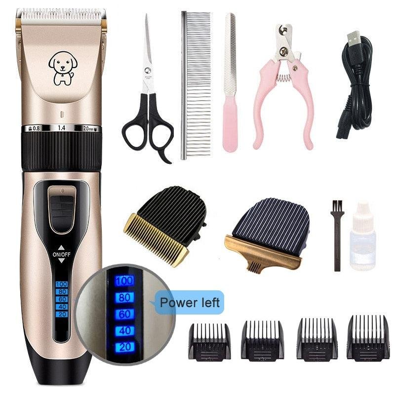 Professional Dog Grooming Kit. Cordless Clipper for Long Thick Haired Dog. Complete Dog Grooming Set - Image 7