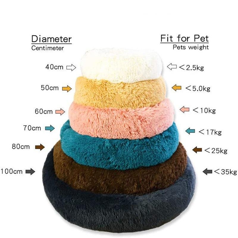 Ultra Soft and Washable Round Bed for Dog and Cat. Donut Bed for Pets. 40-70 cm - Image 24