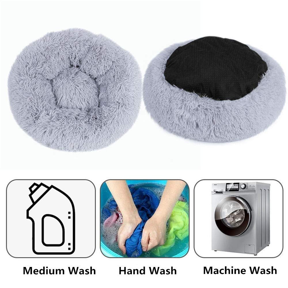 Ultra Soft and Washable Round Bed for Dog and Cat. Donut Bed for Pets. 40-70 cm - Image 25