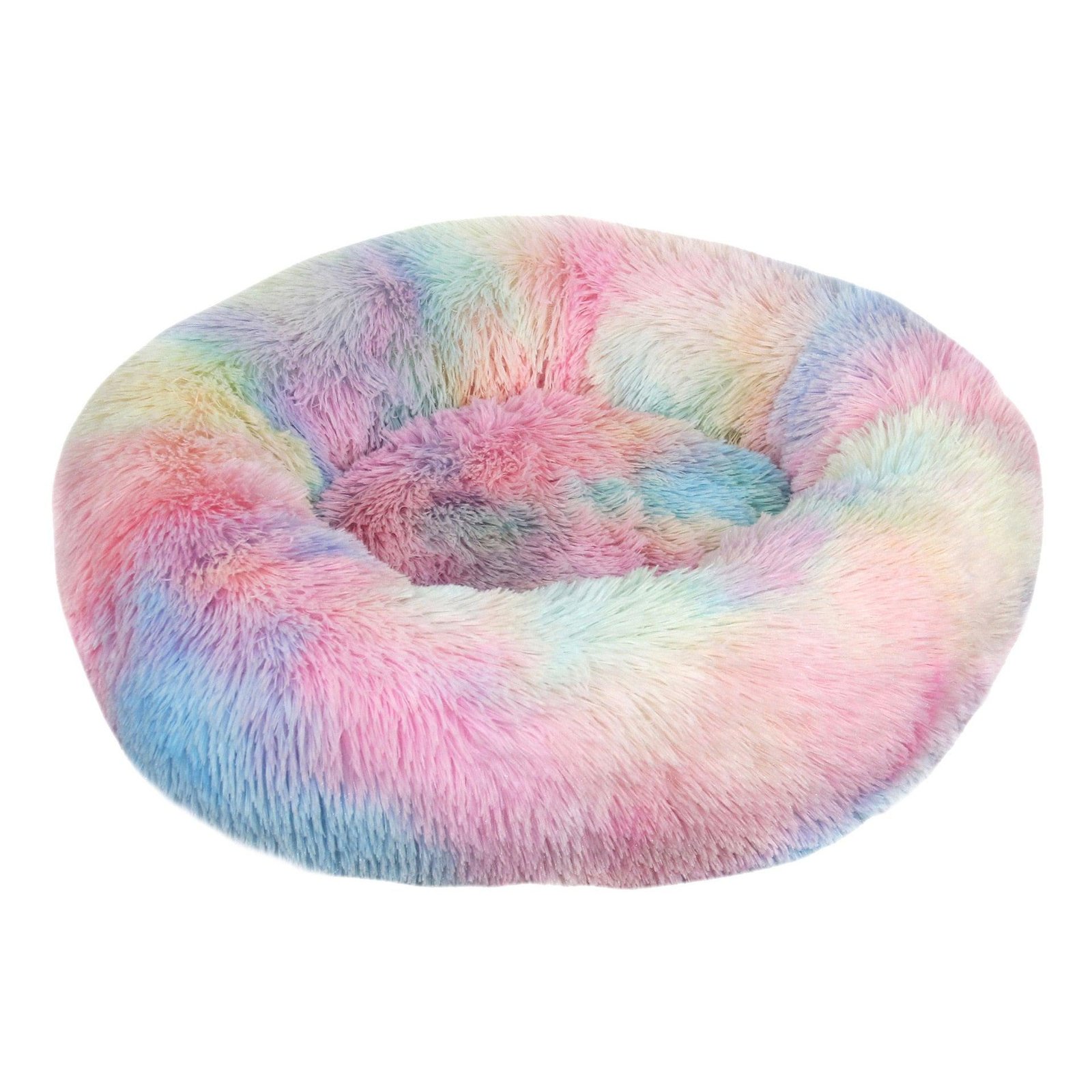 Ultra Soft and Washable Round Bed for Dog and Cat. Donut Bed for Pets. 80-110 cm - Image 2