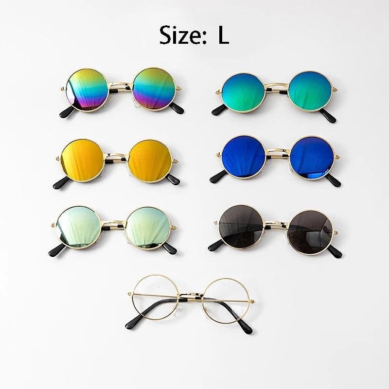 Round Sunglasses for Cats. Reflective Glasses for Small Dogs. Perfect Photo Props - Image 23