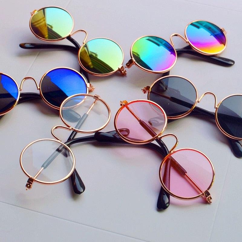 Round Sunglasses for Cats. Reflective Glasses for Small Dogs. Perfect Photo Props - Image 25