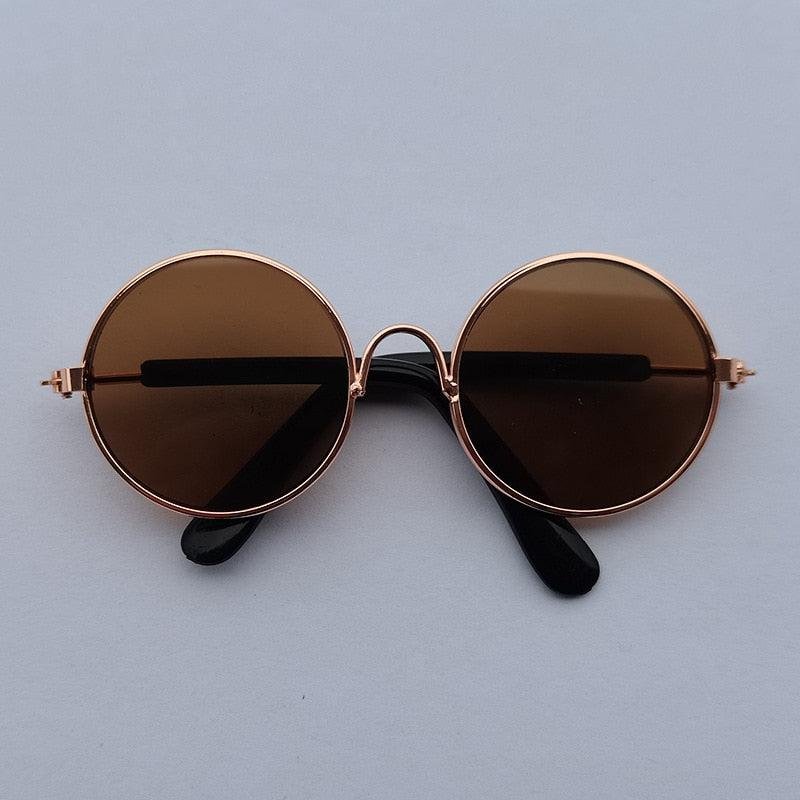 Round Sunglasses for Cats. Reflective Glasses for Small Dogs. Perfect Photo Props - Image 13