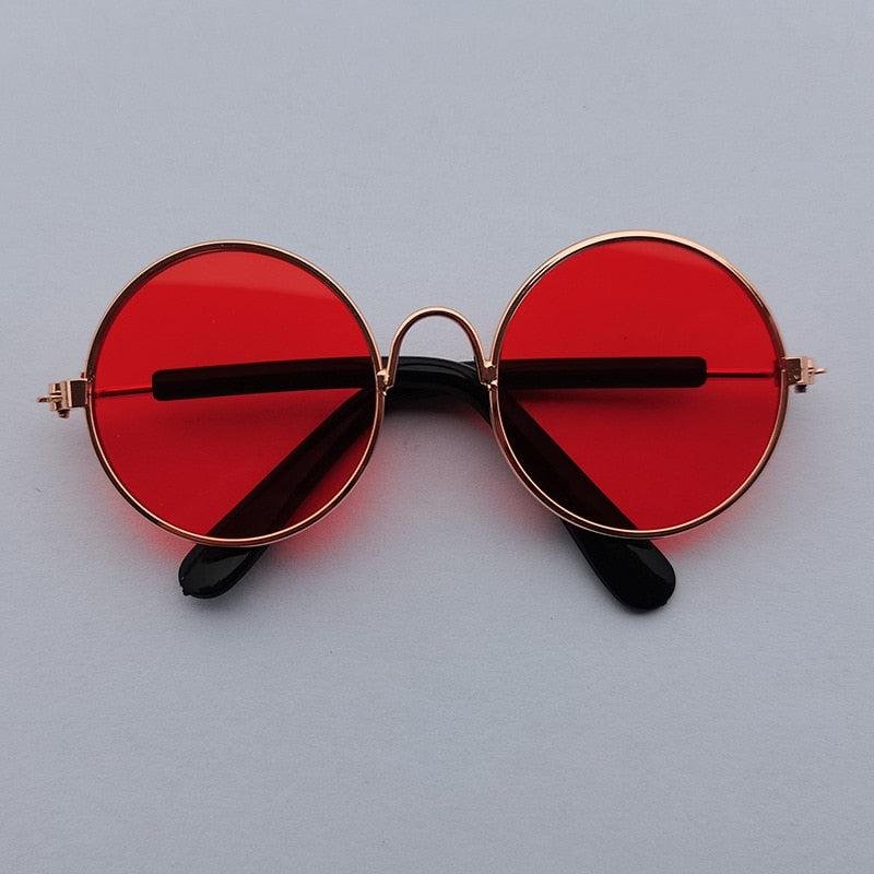 Round Sunglasses for Cats. Reflective Glasses for Small Dogs. Perfect Photo Props - Image 11