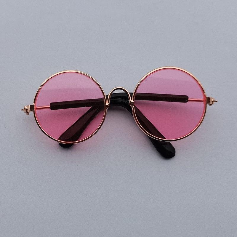 Round Sunglasses for Cats. Reflective Glasses for Small Dogs. Perfect Photo Props - Image 17