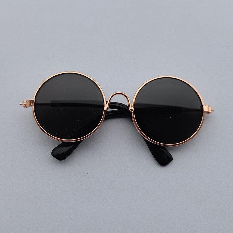 Round Sunglasses for Cats. Reflective Glasses for Small Dogs. Perfect Photo Props - Image 4