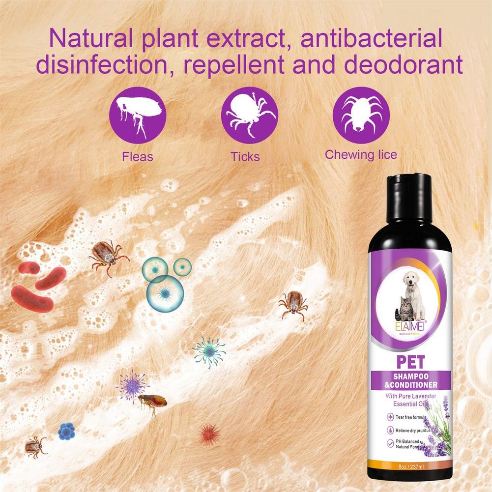 Softening shampoo for pets. shower gel for puppies. dogs and cats - 237ml - Image 5